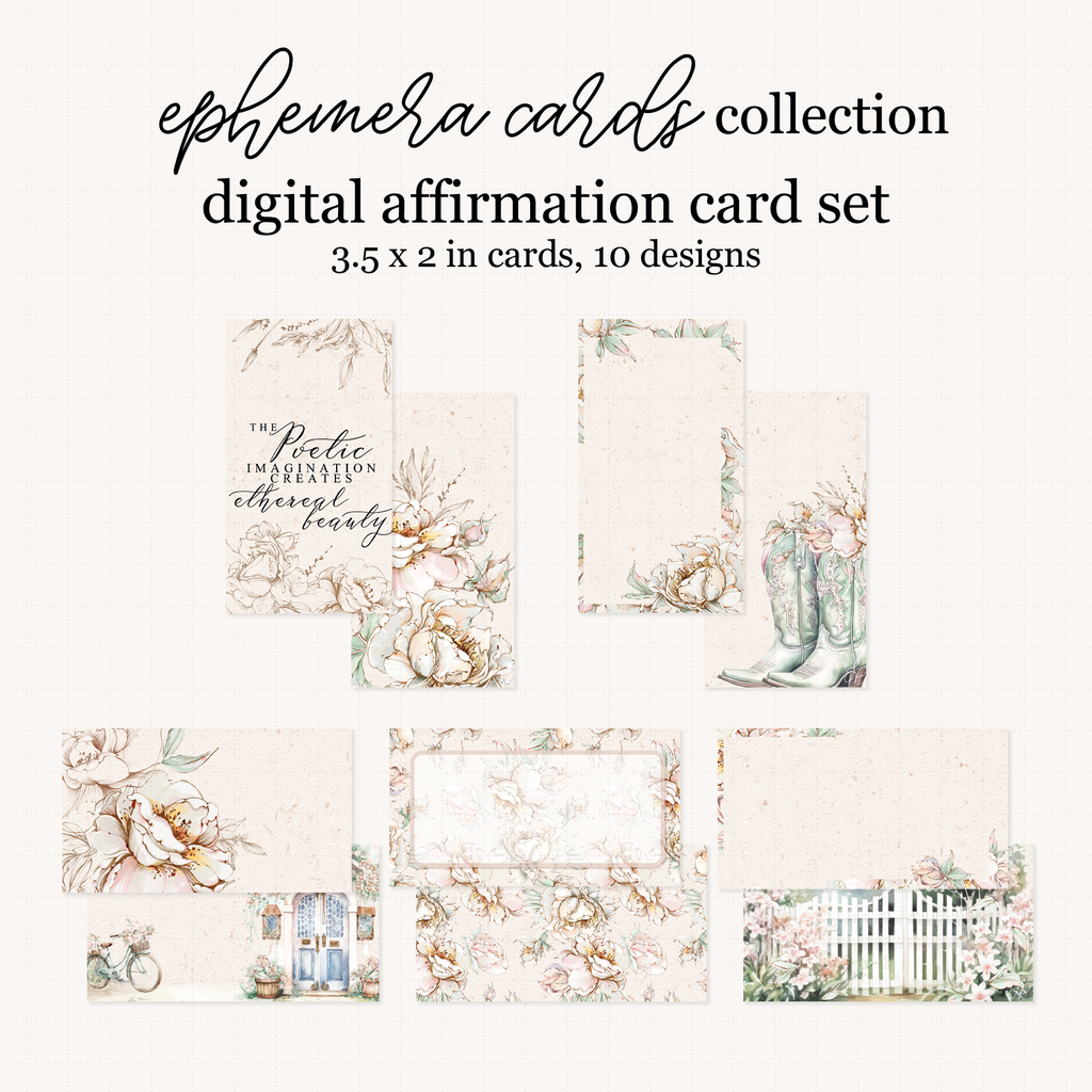 Ethereal Collection Affirmation Card Set Freebie