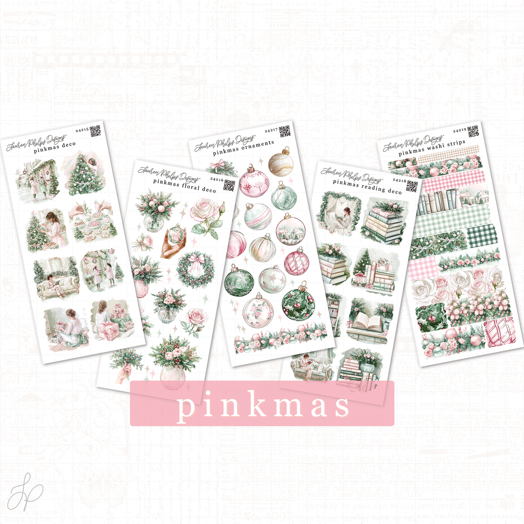 OLD PINKMAS Collection Sticker Bundle | 5 Sheets