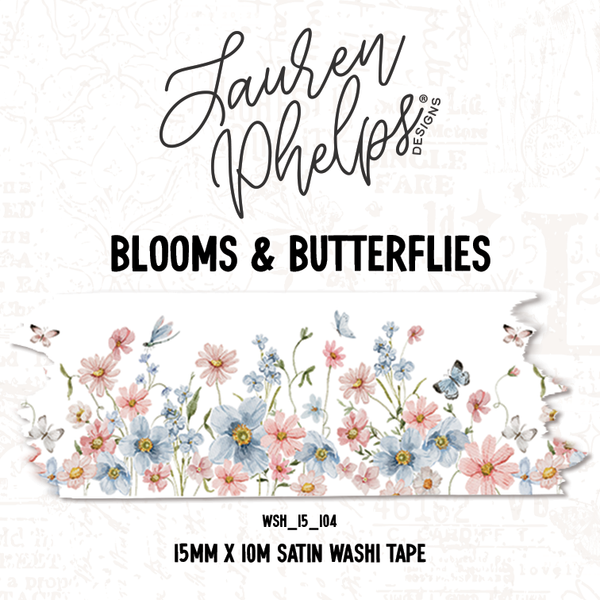 Blooms & Butterflies Washi Bundle