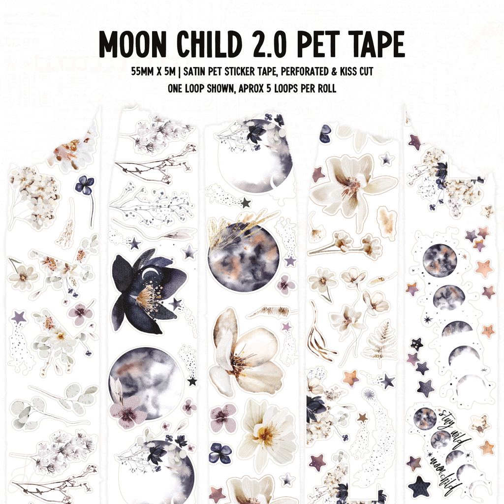 Moon Child 2.0 | Satin P.E.T. Tape 55mm
