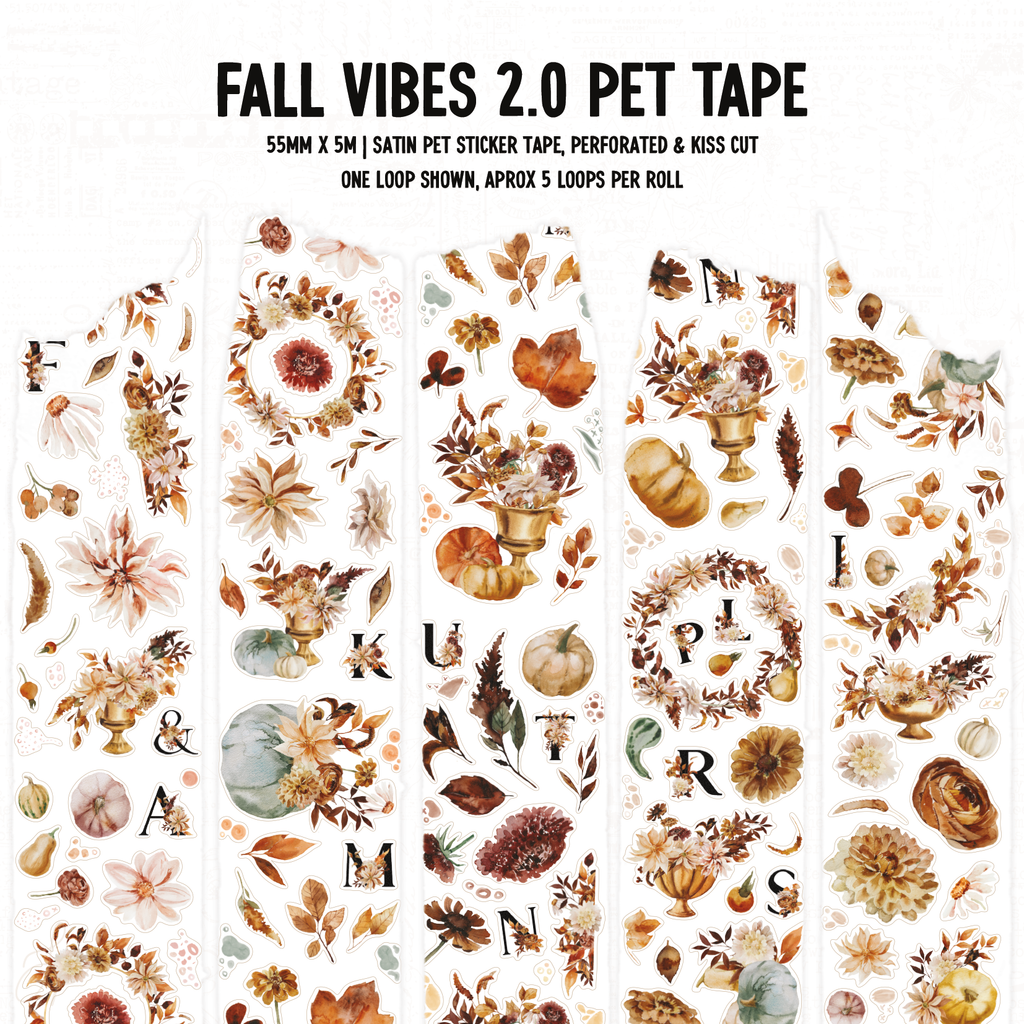 Fall Vibes 2.0 | Satin P.E.T. Tape 55mm