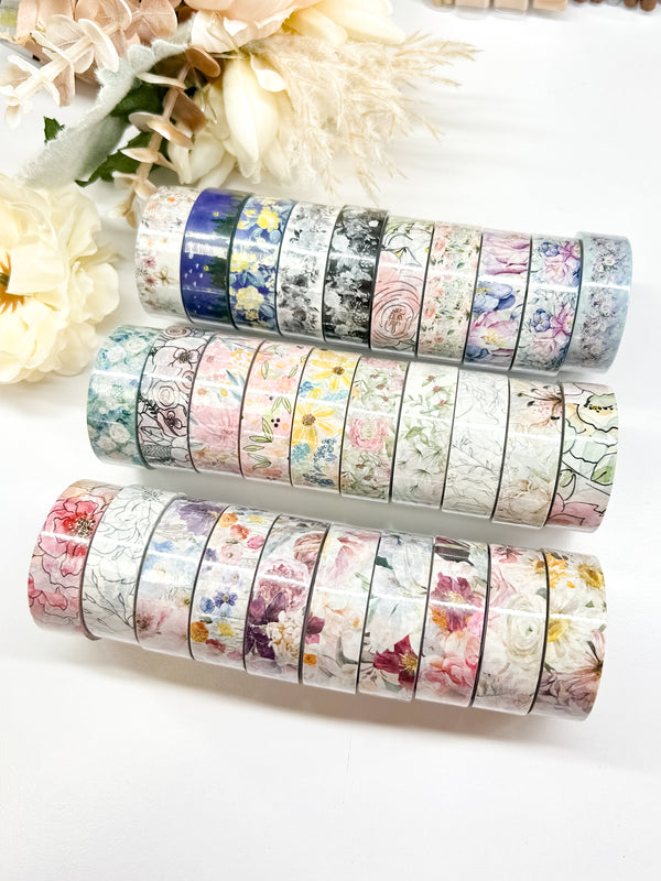 Spring Florals Washi Bundle | 30 New Designs