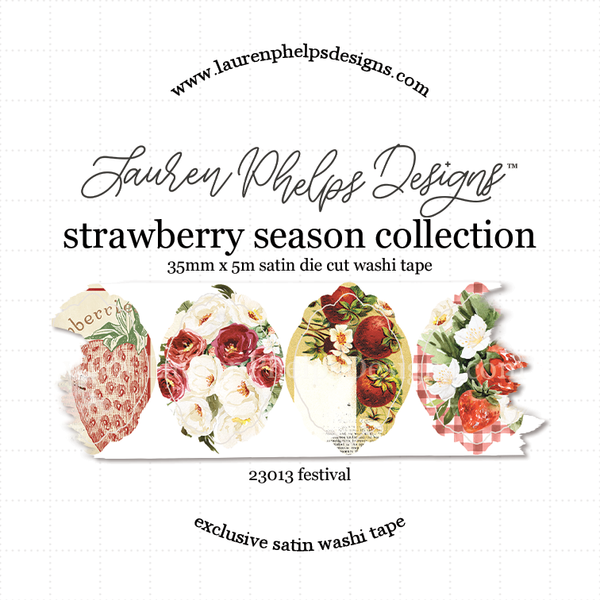 Strawberry Season Washi Bundle fruit