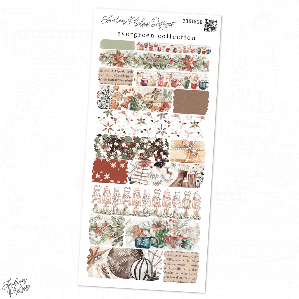 Evergreen | Stamp Deco Stickers