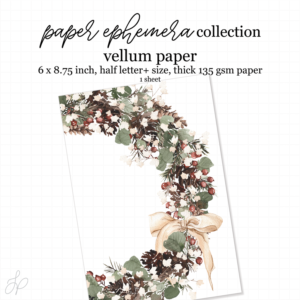 Evergreen 'Wreath' Vellum