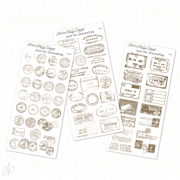 Journaling Vintage Seals Set of 3