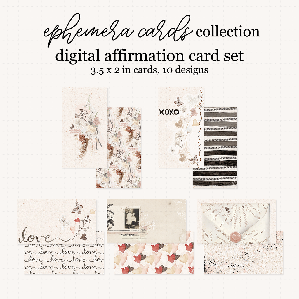 xoxo Collection Affirmation Card Set Freebie