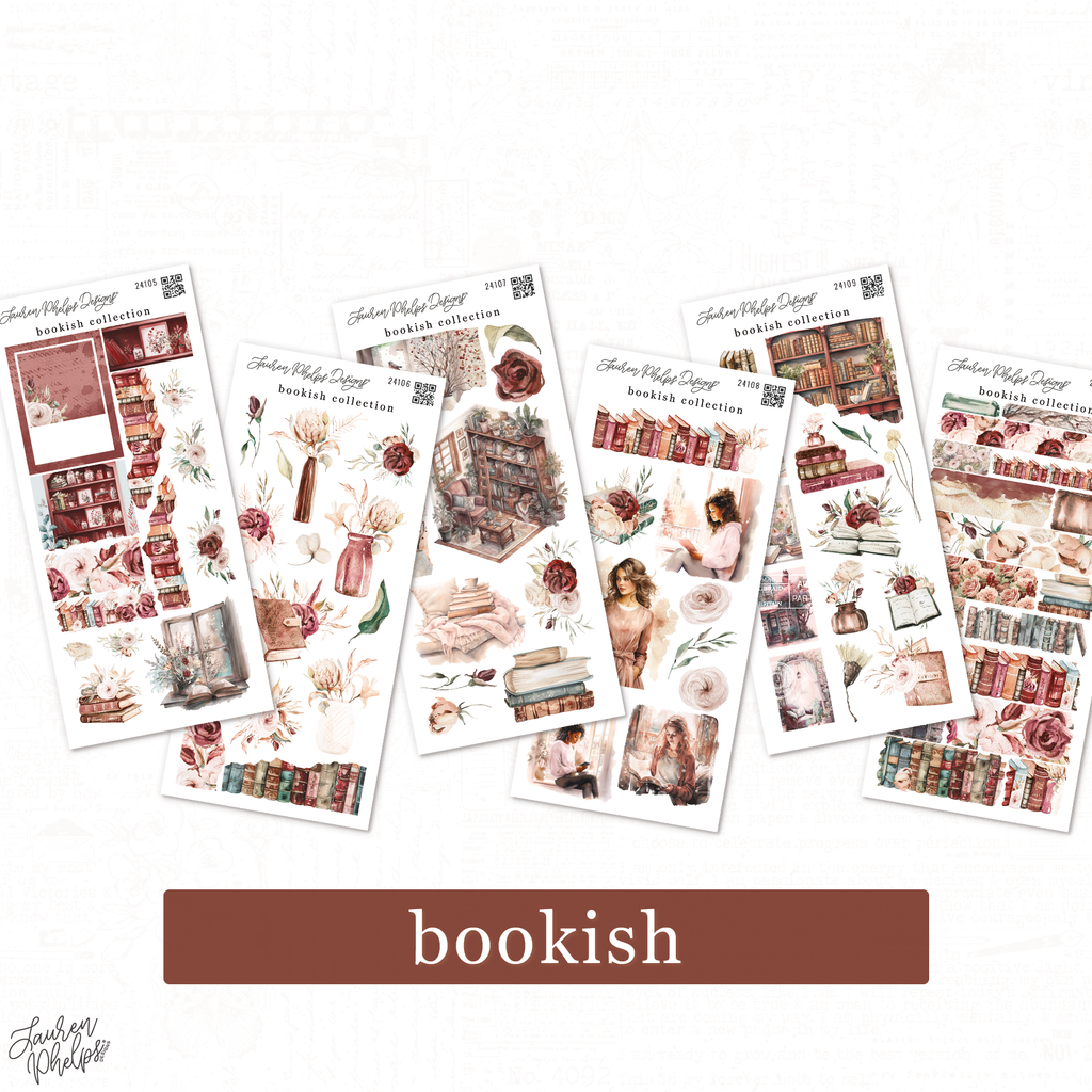 Bookish Collection Sticker Set | 6
