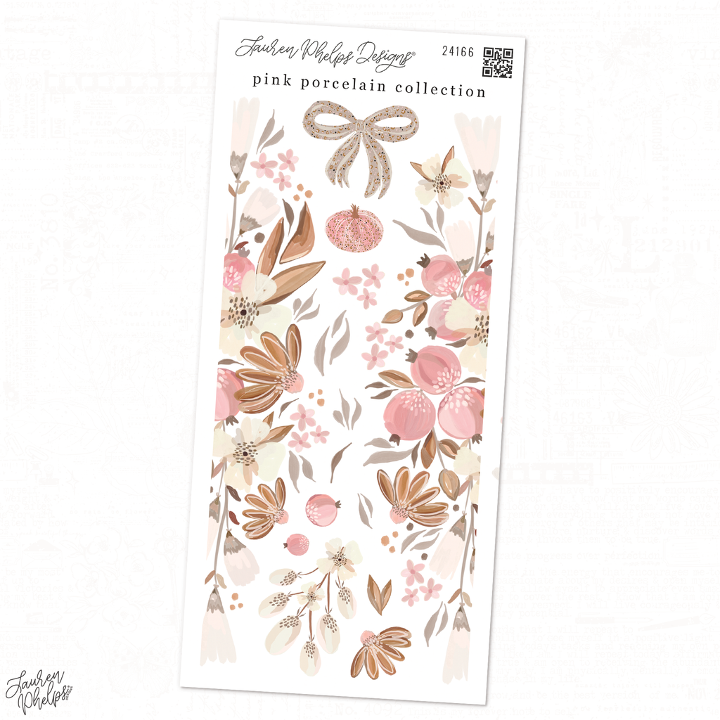 Pink Porcelain Collection | Deco Sheet 2