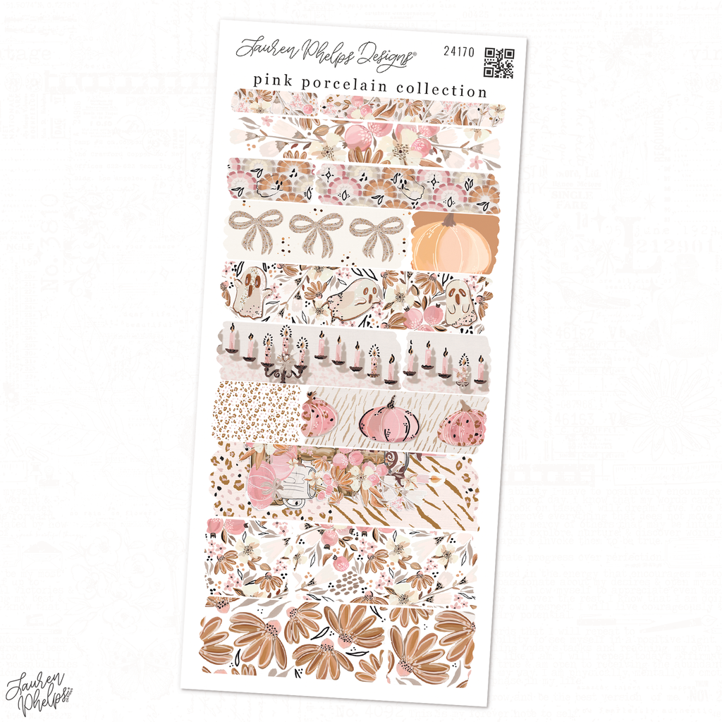 Pink Porcelain Collection | Washi Strips