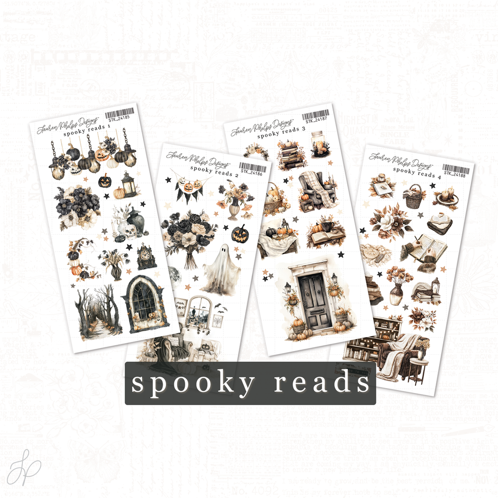 Spooky Reads Collection Sticker Set | 4
