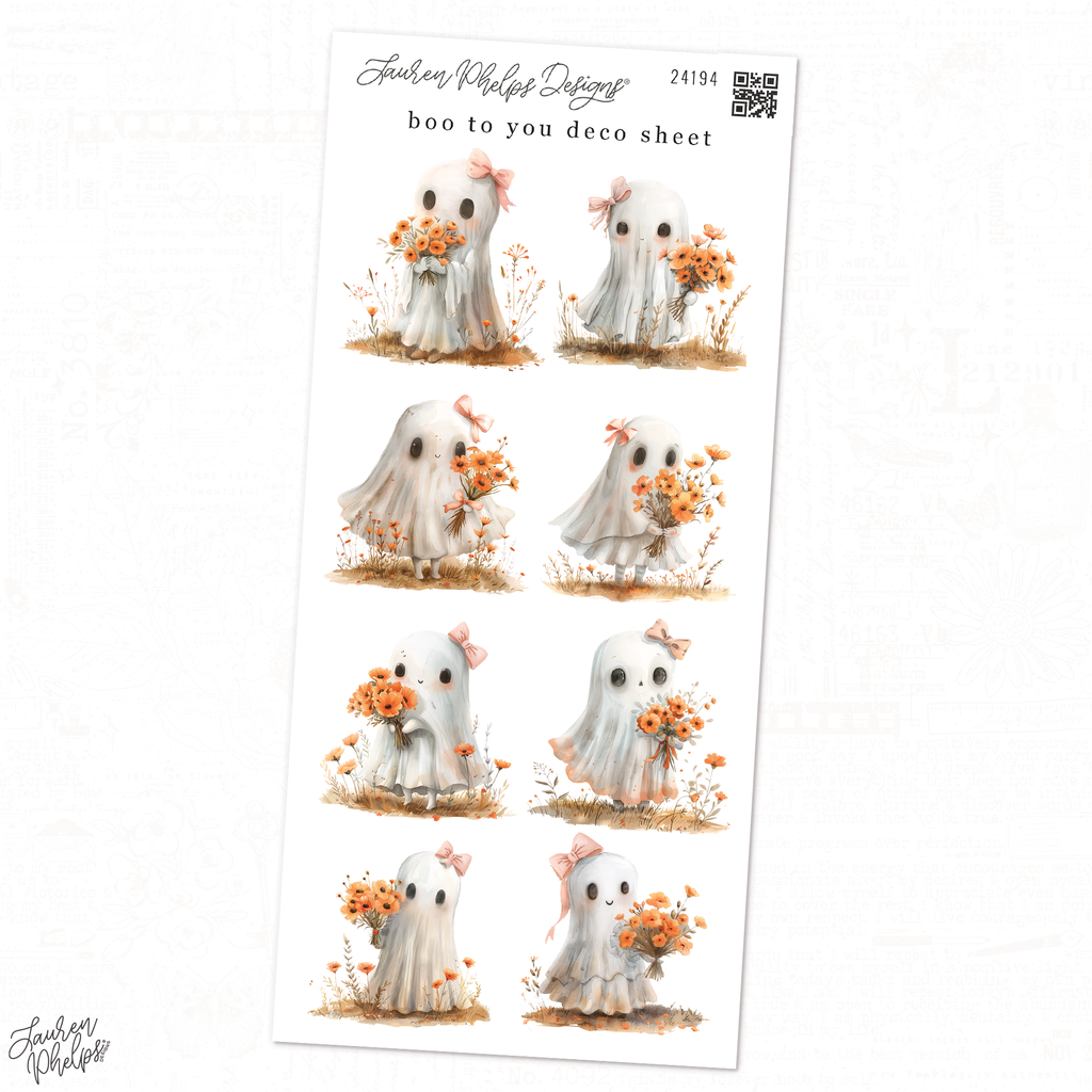 Boo To You | Deco Sheet