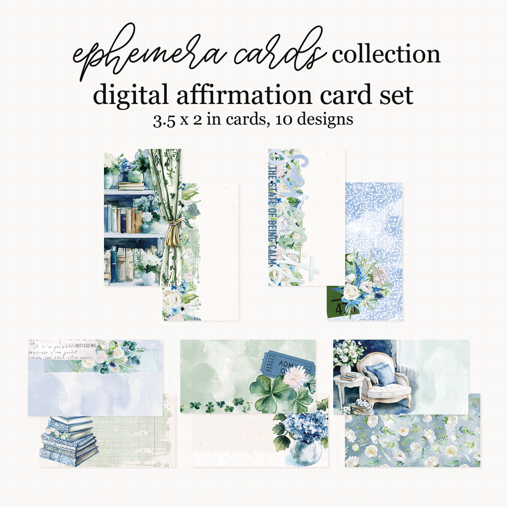 Serenity Collection Affirmation Card Set Freebie