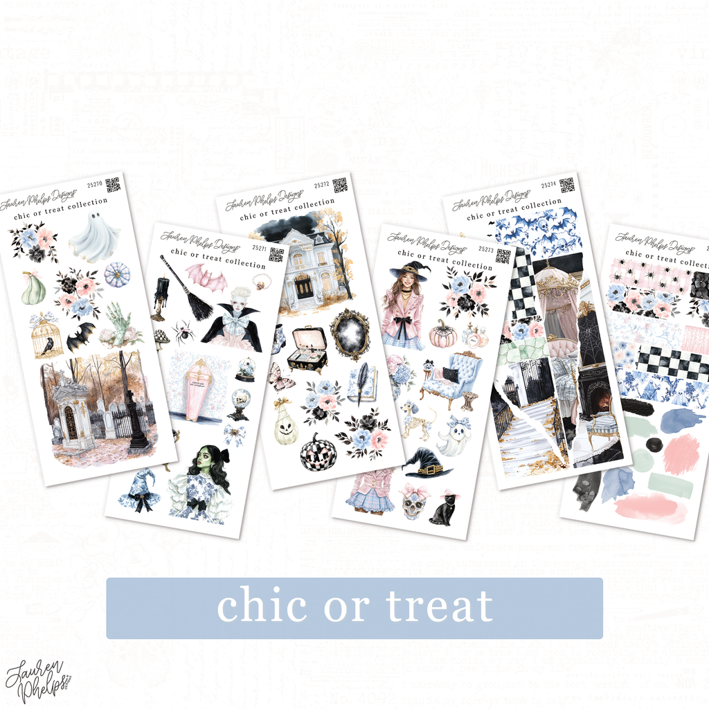 Chic or Treat Collection Sticker Set | 6