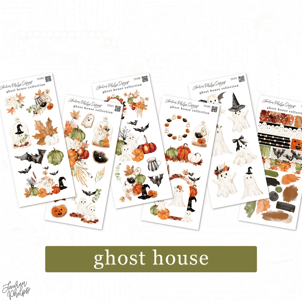 Ghost House Collection Sticker Set | 6