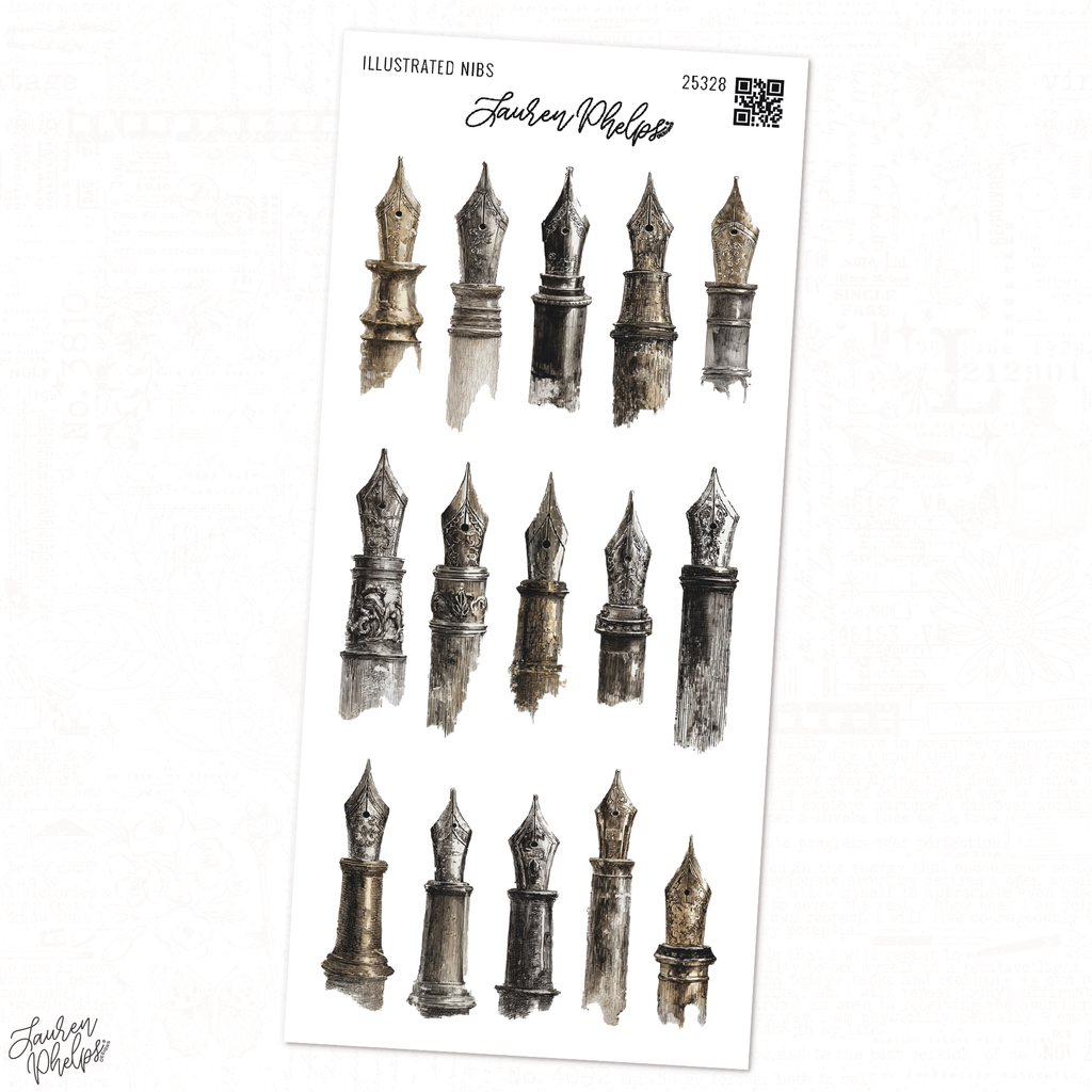 Illustrated Nibs | Deco Sheet