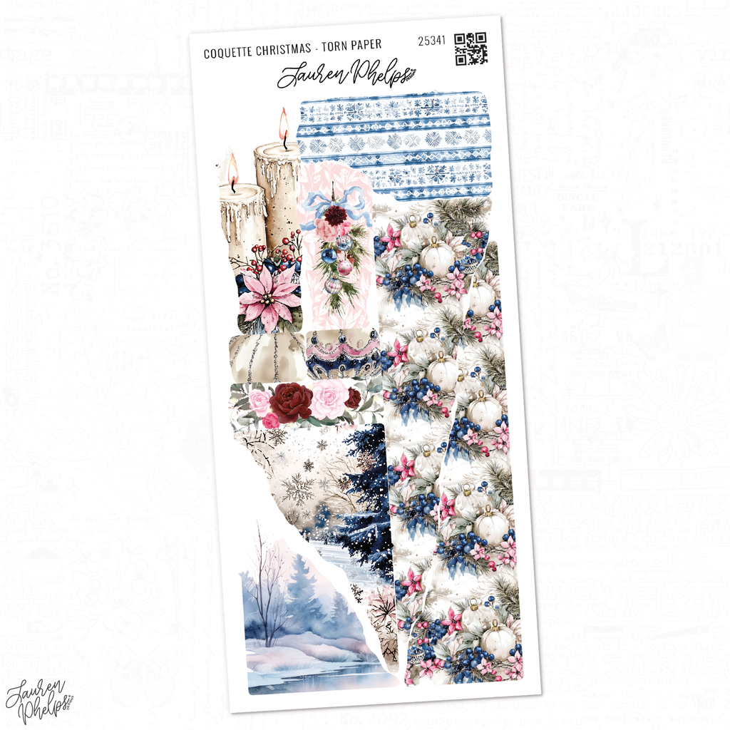 Coquette Christmas | Torn Paper