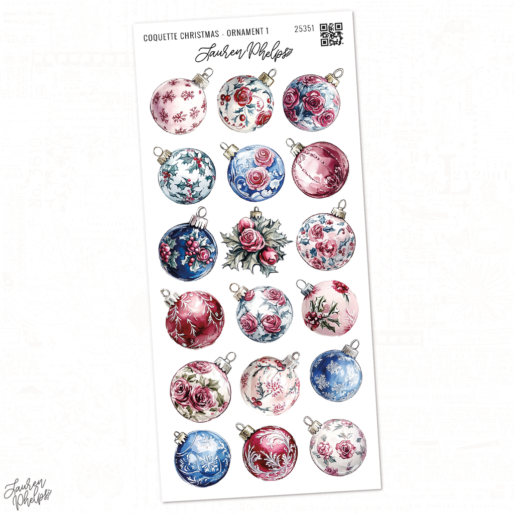 Coquette Christmas | Ornament 1