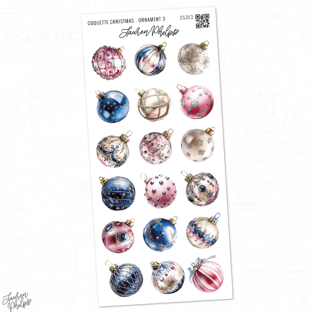Coquette Christmas | Ornament 3