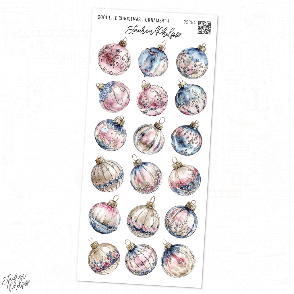 Coquette Christmas | Ornament 4