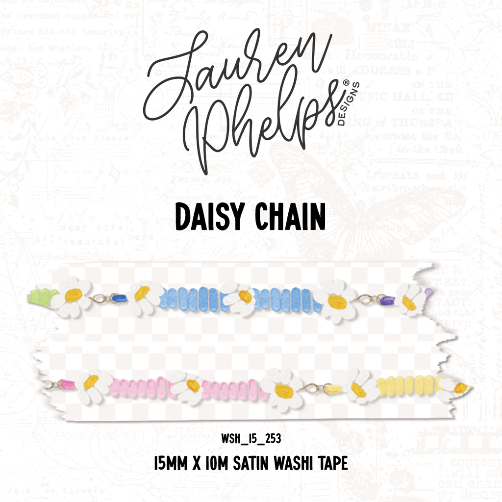 Daisy Chain | 15mm washi