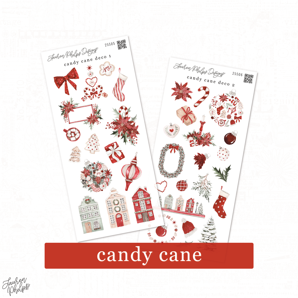 Candy Cane | Sticker Set
