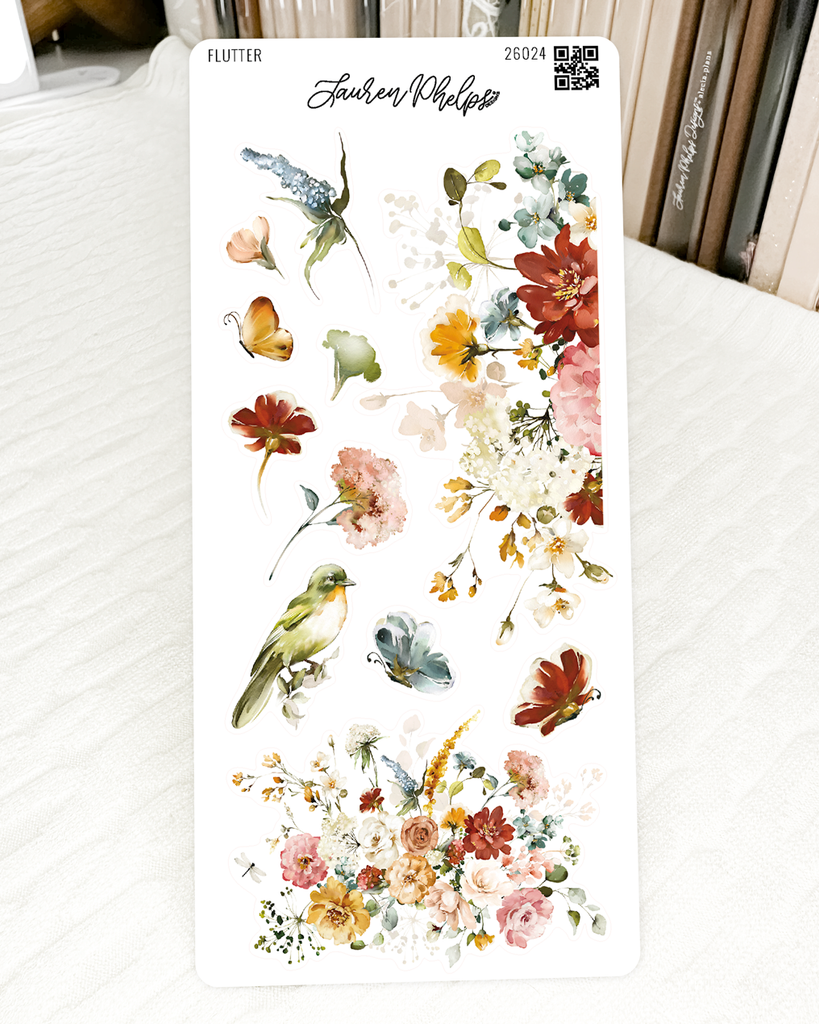 Flutter Collection | Deco 2 Sticker Sheet