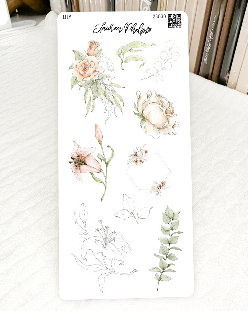 Lily Collection | Deco 1 Sticker Sheet