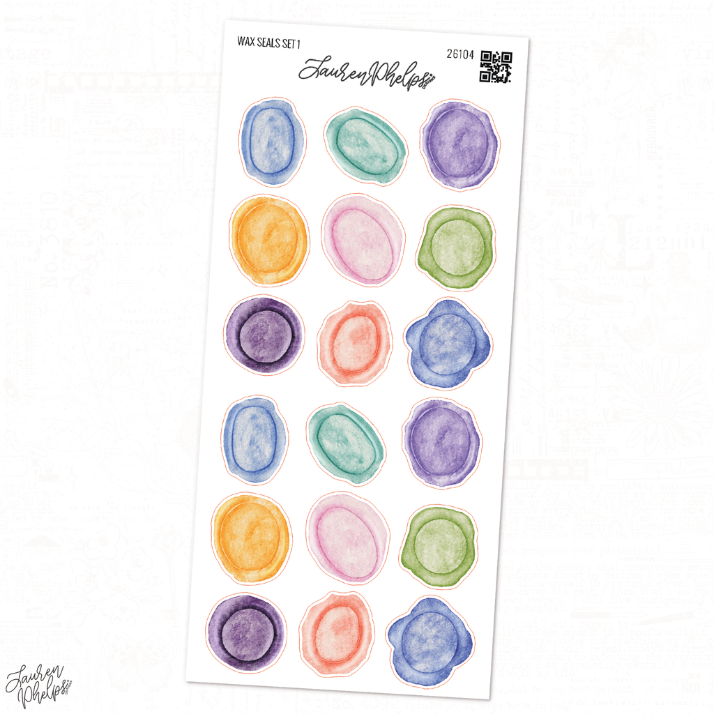 Wax Seals Deco Sticker Sheet
