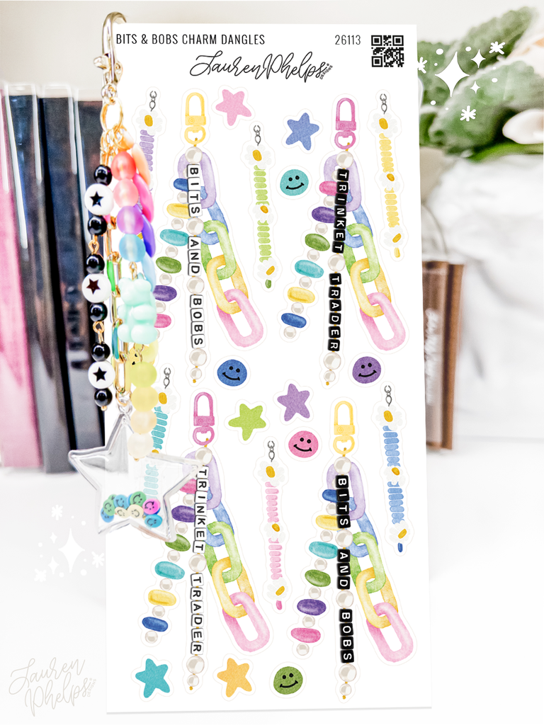 Bits & Bobs Charm Dangles Deco Sticker Sheet