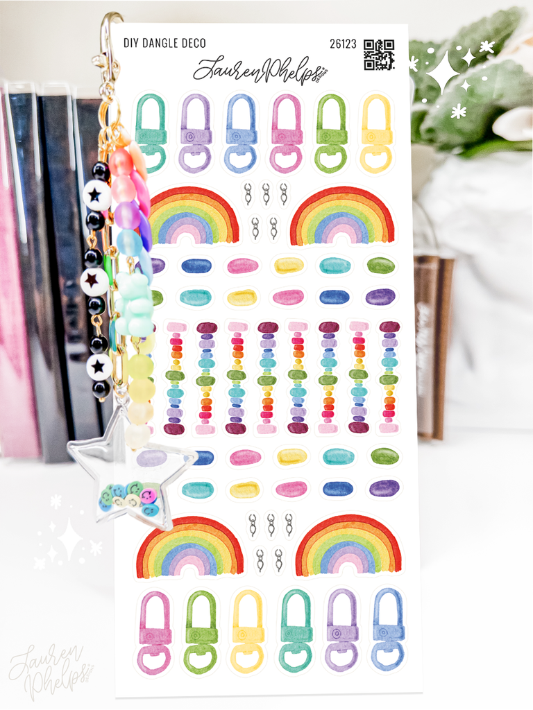 DIY Dangle Deco Sticker Sheet