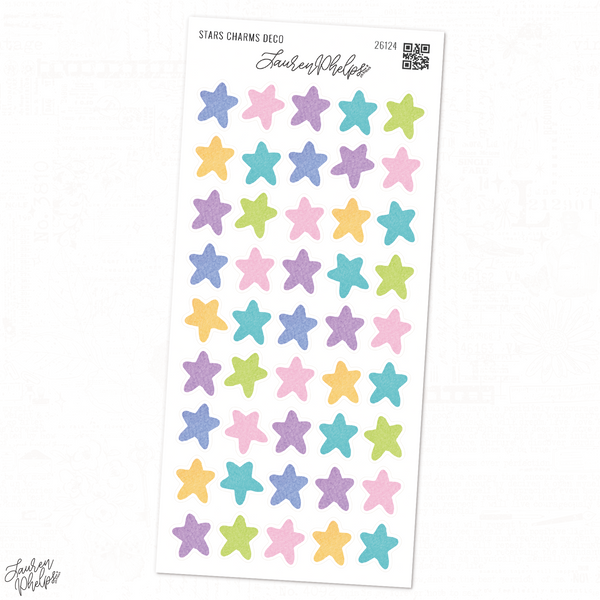 Stars Charms Deco Sticker Sheet