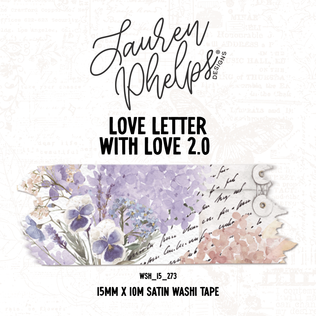 Love Letter With Love 2.0 | 15mm washi