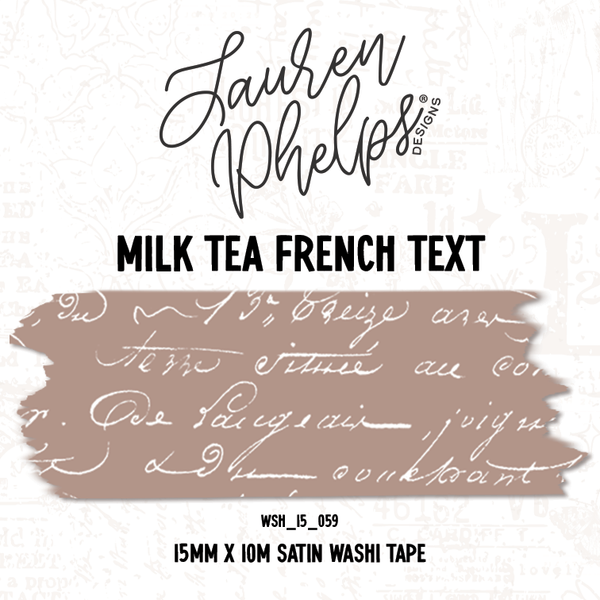 Milk Tea Washi Bundle