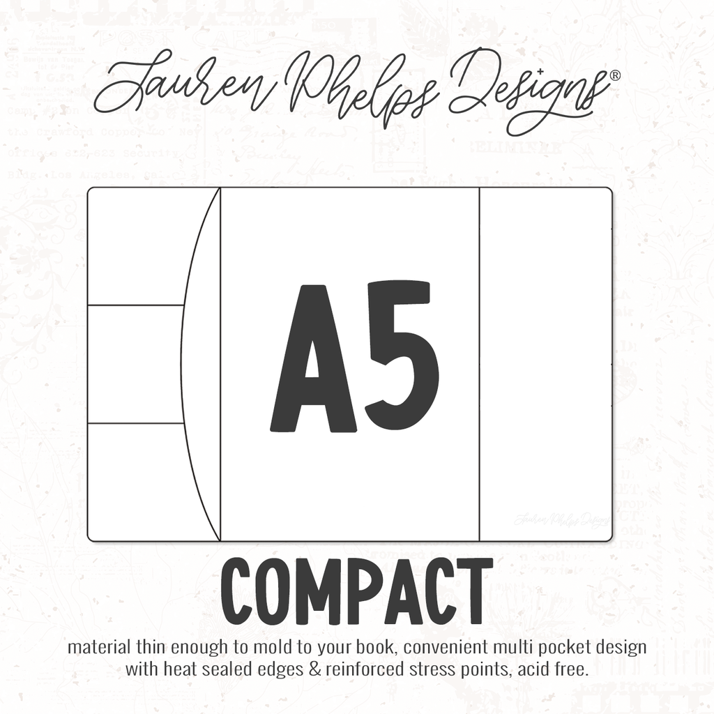 A5 | Clear Soft Vinyl Notebook Cover | 3 sizes