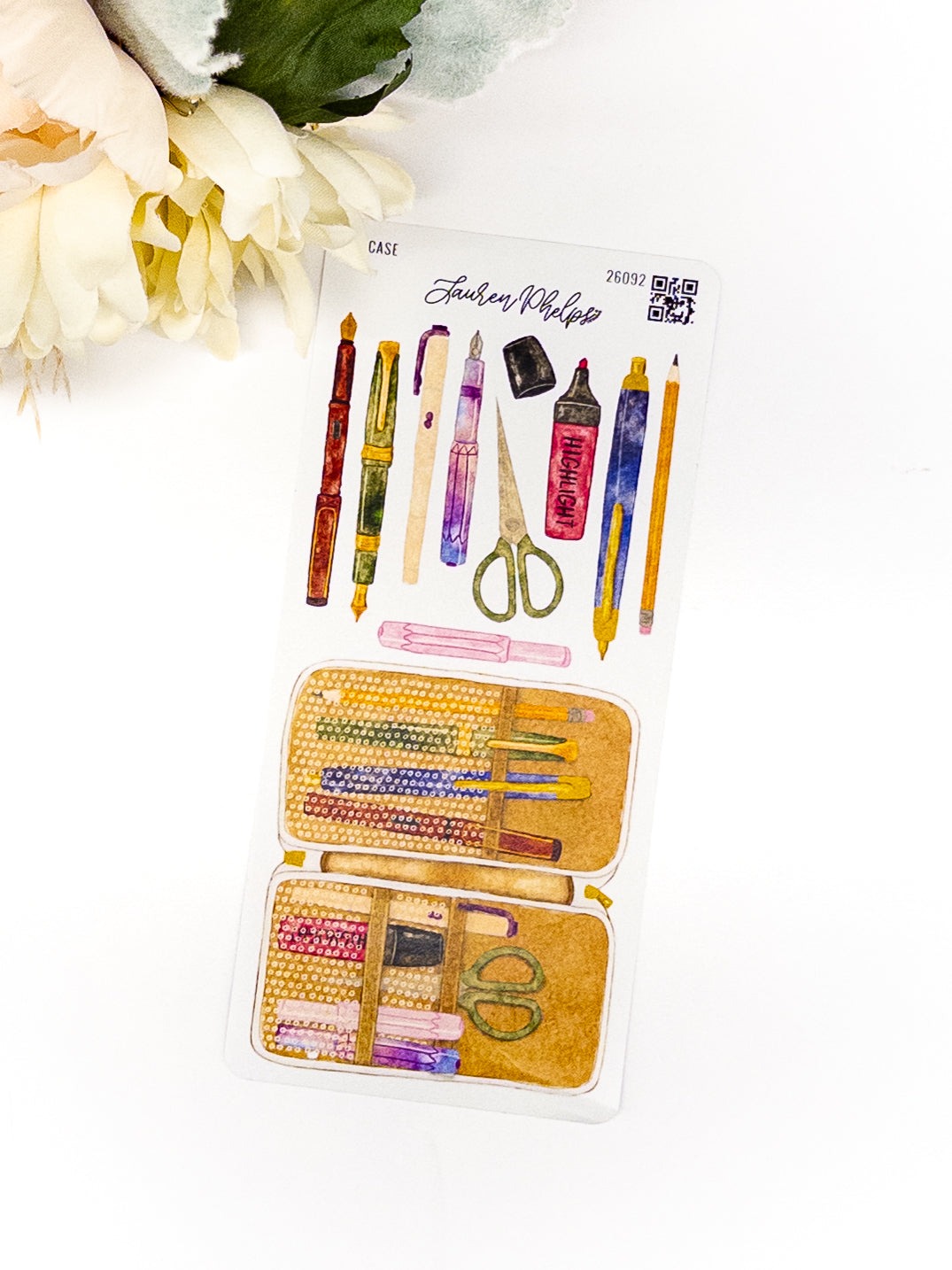EDC Pen Case Deco Sticker Sheet – Lauren Phelps Designs