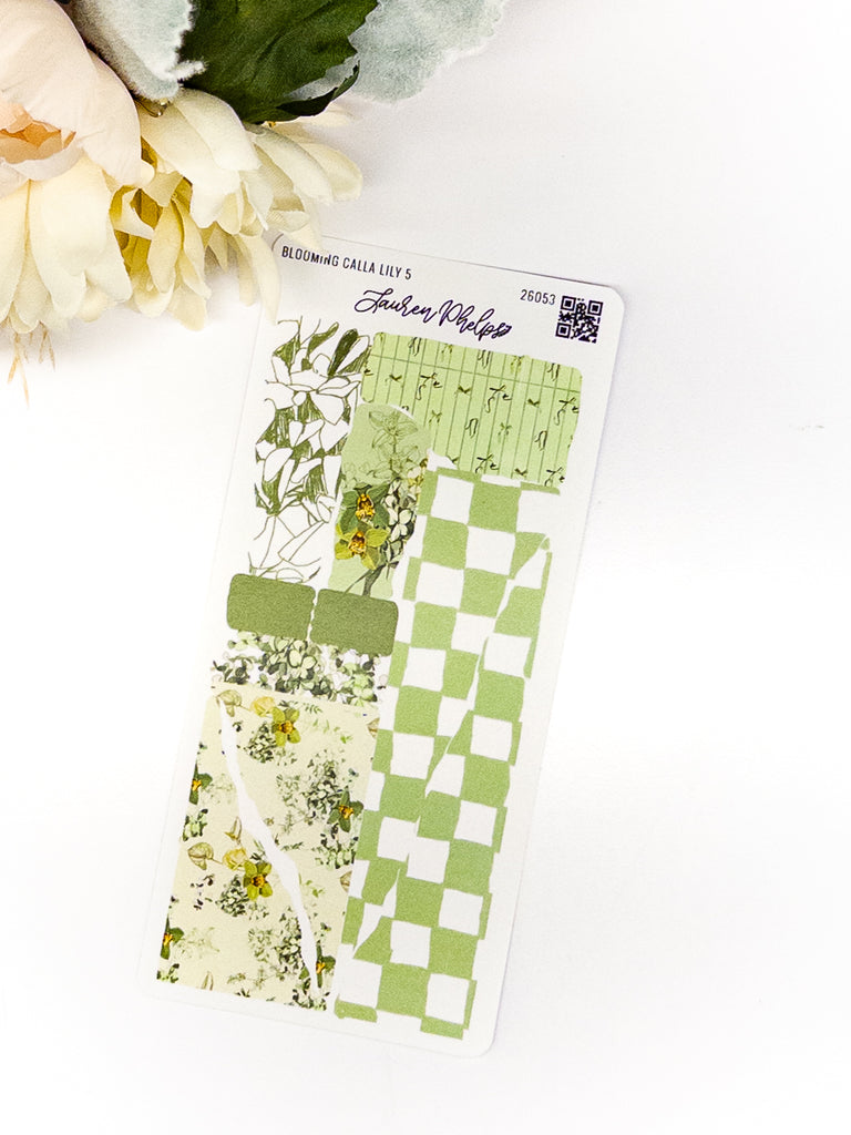 Blooming Collection | Calla Lily Deco Sticker Sheet