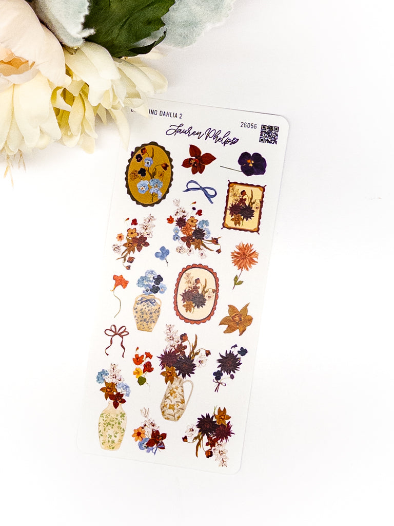 Blooming Collection | Dahlia Deco Sticker Sheet
