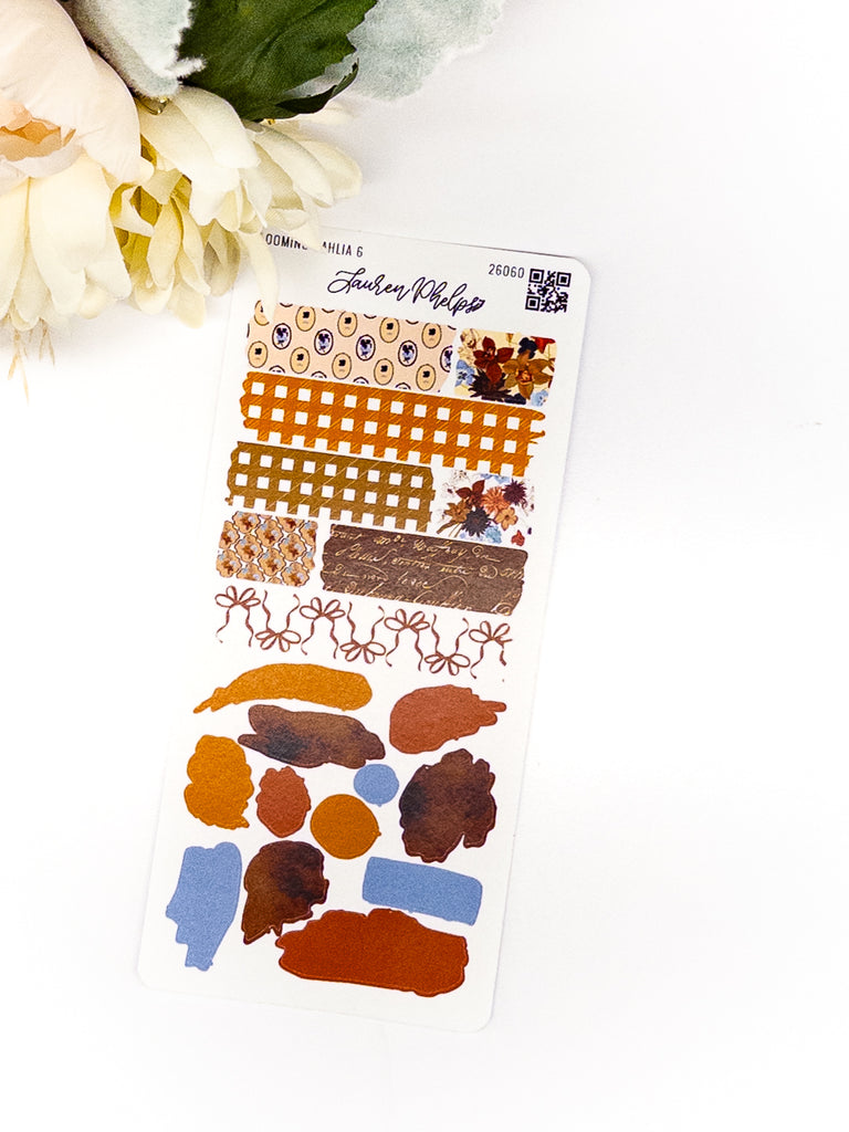 Blooming Collection | Dahlia Deco Sticker Sheet