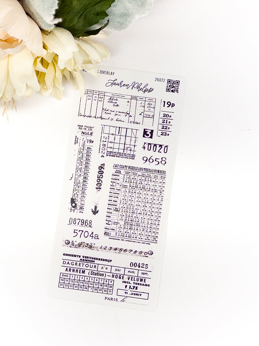 Number Overlays | Black – Lauren Phelps Designs