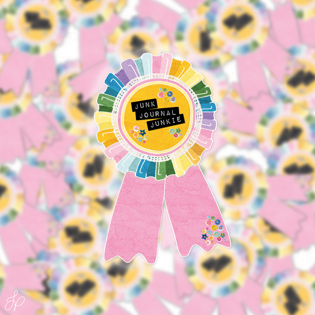 Junk Journal Junkie Award Ribbon