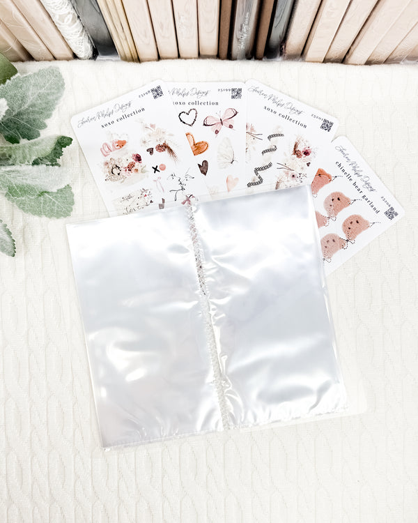 Sticker Storage Album | 30 sleeves | 7x3.5x1in