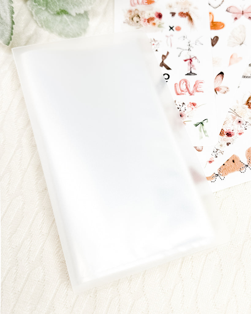 Sticker Storage Album | 30 sleeves | 7x3.5x1in
