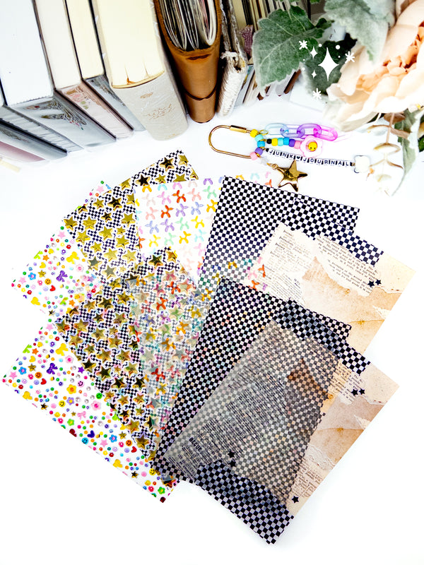 Junk Journal Vellum & Cardstock Bundle | 10