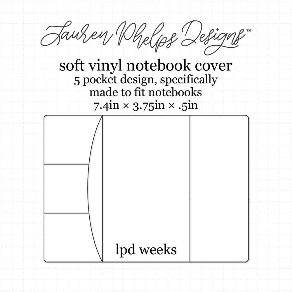 Clear Soft Vinyl Notebook Cover