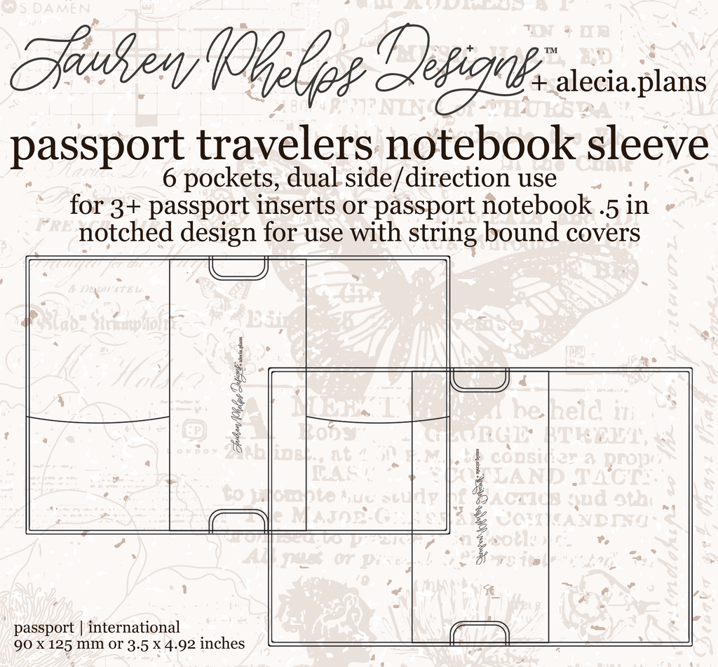 Passport Clear Vinyl Travelers Notebook Sleeve