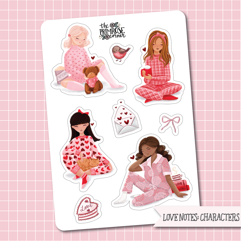 THE PRIMROSE CORNER || Love Notes Characters