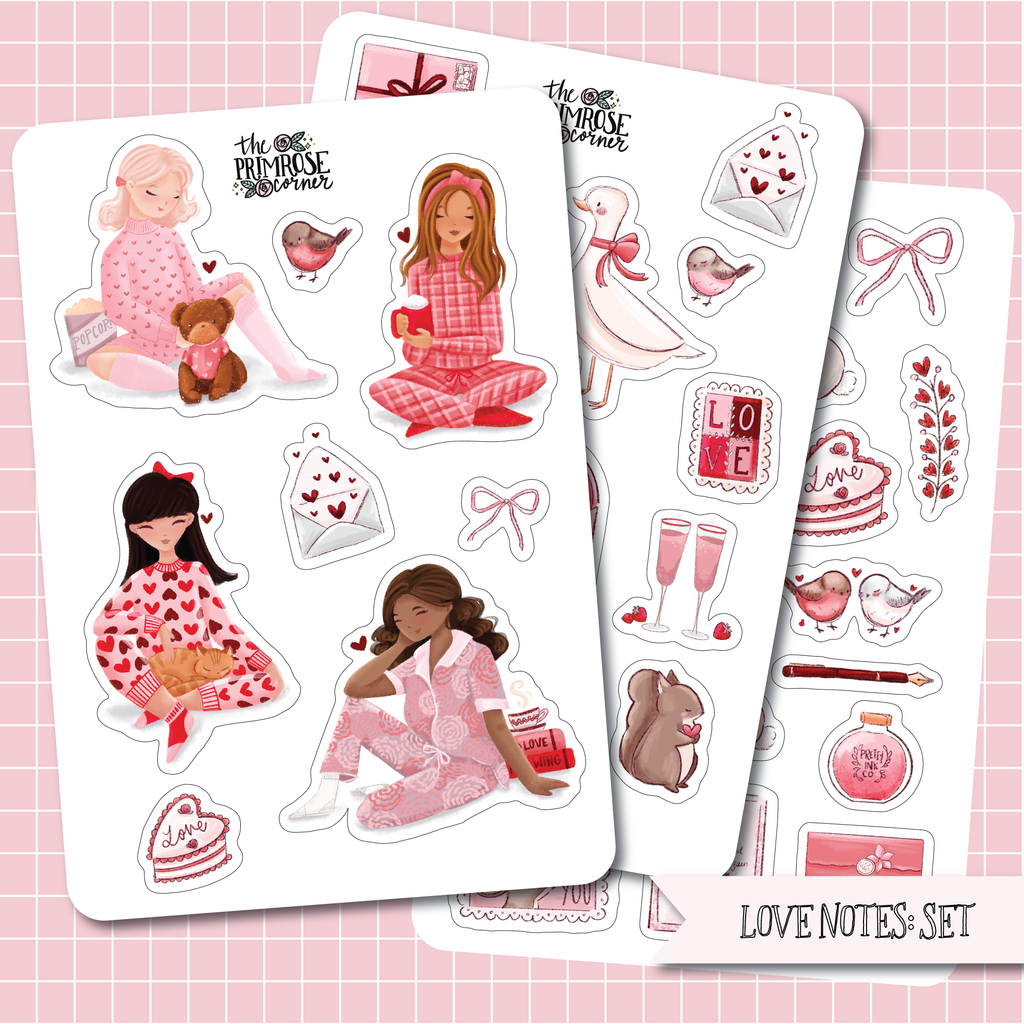 THE PRIMROSE CORNER || LOVE NOTES BUNDLE
