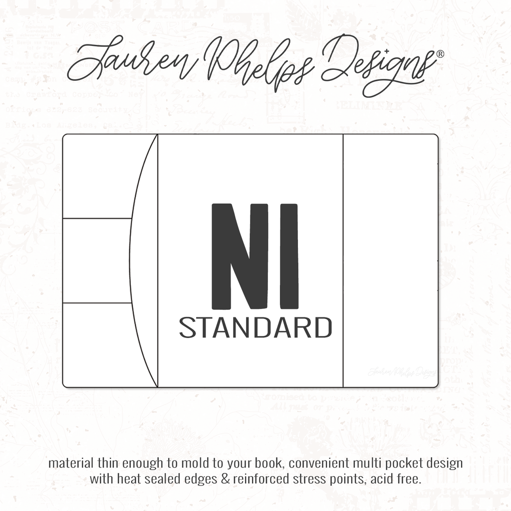 N1 Standard | Clear Soft Vinyl Notebook Cover | 3 sizes