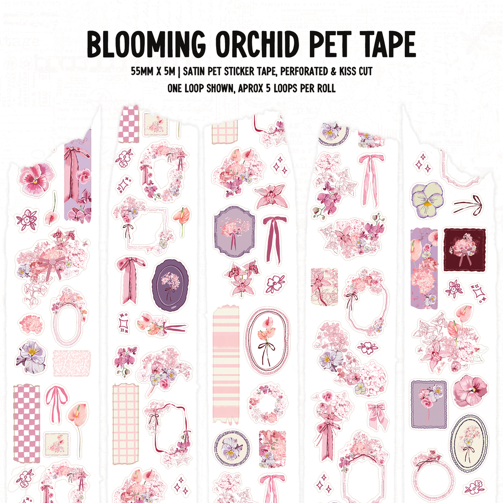 Blooming | Orchid Satin P.E.T. Tape 55mm